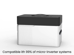 Plug And Play Complete 800w Balkon Zonne-Systeem Kit Met Batterij En Inverter Zonnepaneel