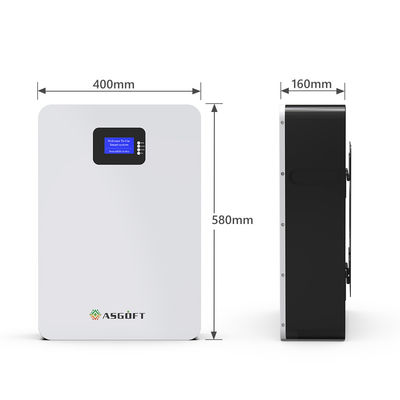 Kwaliteit  10kwh 20kwh Lithium Lifepo4 Powerwall Solar Battery Inverter 51.2V 48V 100Ah 200Ah Fabriek