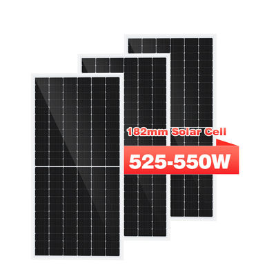 Kwaliteit  Transparent 450w 500w 540w Mono Bifacial Solar Panel System For Home Fabriek