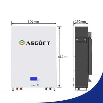 Van de Opslagsystemen van de huisenergie het Lithium Ion Battery 200ah 100ah 20kwh 10kwh 5kw sorteert een Batterij van Powerwall 48v Lifepo4