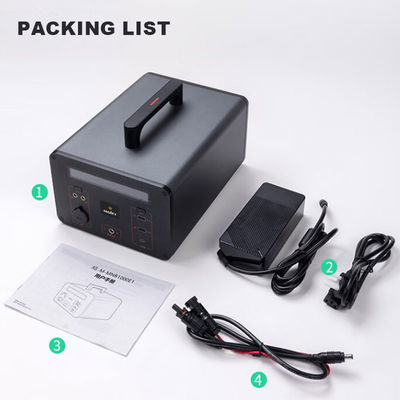 De snelle van de de Krachtcentralelifepo4 Batterij van het Lastenlithium ZonneGenerator 220v 700w voor Huis