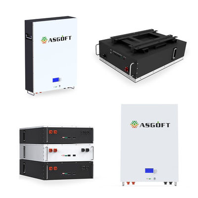 De muur zette de Batterij van het Systeemlfp 5kw 10kw 51.2v 48v 100ah Lifepo4 Powerwall van de Zonne-energieopslag op