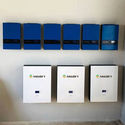 Van van de de Muurbatterij van het Net Zonnehuis rv Powerwall de Opslagsystemen 100ah 5kw 48v