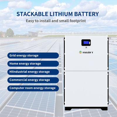 De Powerwall48v 100ah Lifepo4 Batterij 200ah RS485 KAN Mededeling