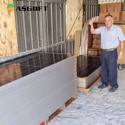 Transparant Mono het Zonnepaneelsysteem Met twee gezichten van 450w 500w 540w voor Huis