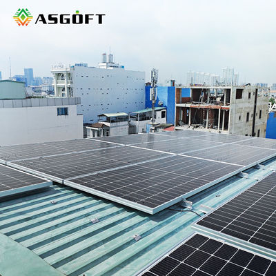 500W 550 Watts 600w verdunnen Film de Vlakke Monocrystalline PV Comités Steun van het Moduledak