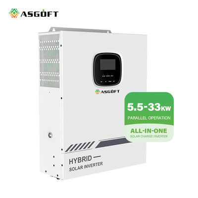 de Hybride van 48V 100A op Netomschakelaar 3 de Bandomschakelaar 3kw 5kw 7.6kw 8kw van het Fasenet