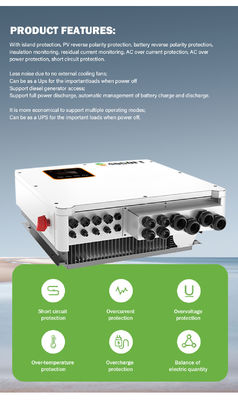 van de de Omschakelaars48v 240v Energie van 7kw 8kw 10kw 15kw Hybride Zonne de Opslag Gespleten Fase