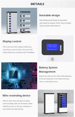 het Zonnelifepo4 Lithium Ion Powerwall Battery 48v van 5kw 15kwh 10kwh 20kwh