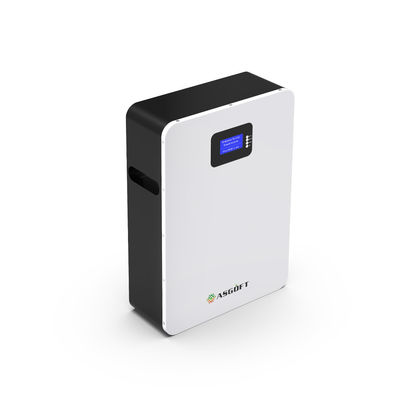 van 48v 51V Lifepo4 de Ingebouwde BMS Powerwall With Lcd Vertoning van het de Batterijlithium 100Ah 5.12kwh 10kw