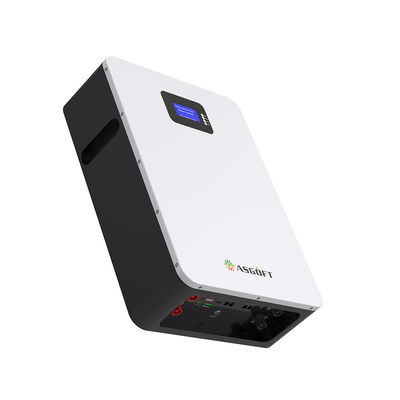van 48v 51V Lifepo4 de Ingebouwde BMS Powerwall With Lcd Vertoning van het de Batterijlithium 100Ah 5.12kwh 10kw