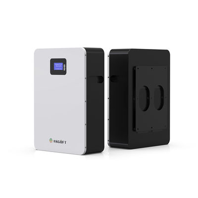 van 48v 51V Lifepo4 de Ingebouwde BMS Powerwall With Lcd Vertoning van het de Batterijlithium 100Ah 5.12kwh 10kw