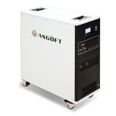 Allen in één Draagbare Batterijopslag met 220Ah-de Batterij van het Capaciteits25.6v Voltage MPPT met Afsluitbaar Wielen en Handvat