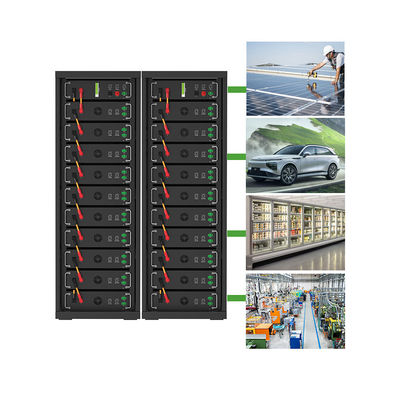 Hoogspanning 15kwh-750kwh Lithium Iron Battery Pack Lifepo4 51.2v 100Ah Rack Mounted Battery Lithium Ion Battery