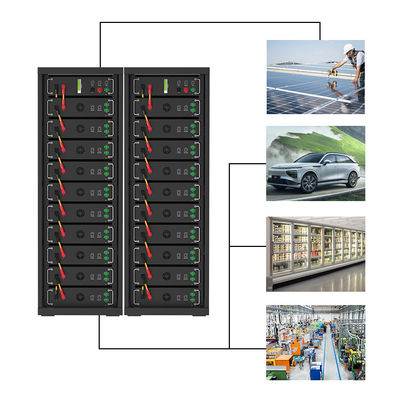 Hoogspanning 15kwh-750kwh Lithium Iron Battery Pack Lifepo4 51.2v 100Ah Rack Mounted Battery Lithium Ion Battery