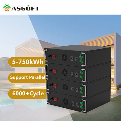 Hoogspanningsrek Lifepo4 batterij 15kwh 20kwh 30kwh 50kwh 100kwh industrieel energiesysteem
