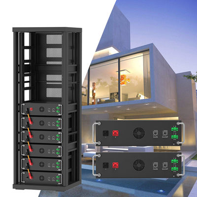 Hoogspanning 15kwh-750kwh Lithium Iron Battery Pack Lifepo4 51.2v 100Ah Rack Mounted Battery Lithium Ion Battery