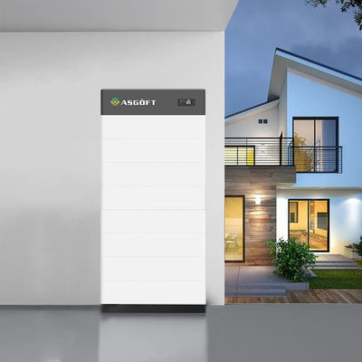 Hoogspanningsstelsels voor energieopslag voor huishoudens 15kwh-40kwh 100Ah lithium-ionbatterijen stapelbare zonnebatterijen