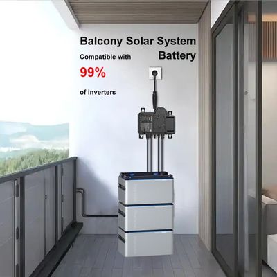 Plug and Play 800W PV-systeem voor balkonen met LiFePO4-batterij / micro-omvormer