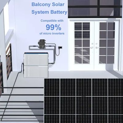 Balkoncentrale 800W Micro-omvormer Balkon Zonne-systeem Batterij 1000W