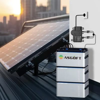 Micro-omvormer Op het net Balkon Zonne-opslag systeem Zonnepaneel 800W Balkonkraftwerk