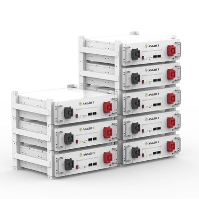 Metalen behuizing 51.2 V 100ah LiFePO4-batterij gestapelde lithiumbatterij UL-certificering