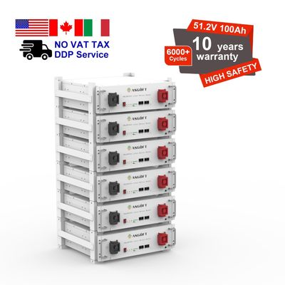 BYD Energy Storage Stackable Server Rack Gemonteerd 51.2 V 100Ah Lifepo4 Battery