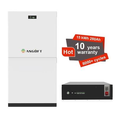 51.2V 280Ah huishoudelijke energieopslagbatterij 15kWh lithium-ionbatterij met diepe cyclus