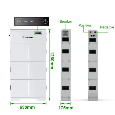 10KWH 15KWH 20KWH zonne-energie-batterij voor energieopslag met LiFePO4