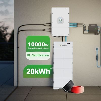 UL-certificaat Huishoudelijk gebruik 5kw 10kw 20kw Zonne-PV-opslag LiFePO4 Lithiumbatterij