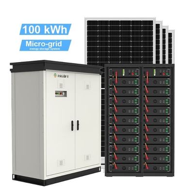 Volledige 50kWh 60kWh 70kWh zonnestelsel kit Hybride 100kWh energieopslagbatterij