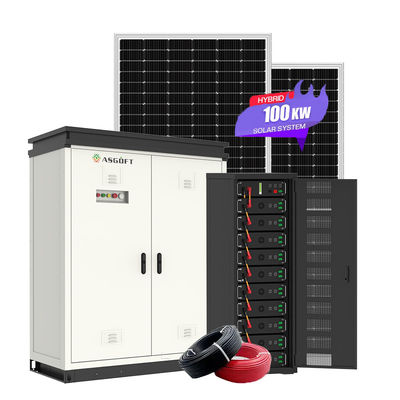 OEM/ODM Industriële en commerciële op het net zonne-energiesysteem 100 kW zonnebatterij
